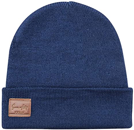 Grace Folly Fold Up Beanie - Cuffed Acrylic Hat Beanies for Women or for Men