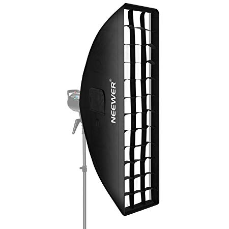 Neewer 14 x 63 inches/35 x 160 Centimeters Honeycomb Grid Softbox with Bowens Mount Speedring for Speedlite Studio Flash Monolight,Portrait and Product Photography