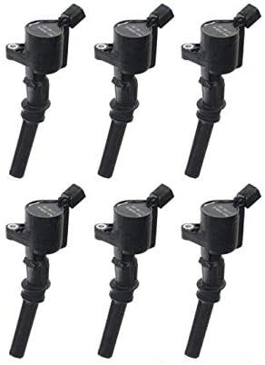 Motorcraft DG508 Ignition Coil for Ford 4.6L 5.4L V8 DG457 DG472 DG491 CROWN VICTORIA EXPEDITION F-150 F-250 MUSTANG LINCOLN MERCURY EXPLORER DG-508 3W7Z-12029-AA set of 6