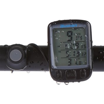 Bike Computer Blusmart Multifunction Bicycle Computer Speedometer Water Resistant with LCD Backlight