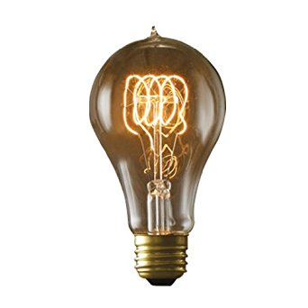 Bulbrite NOS25-VICTOR/A21 25-Watt Nostalgic Edison A21 Bulb, Victorian Loop Filament