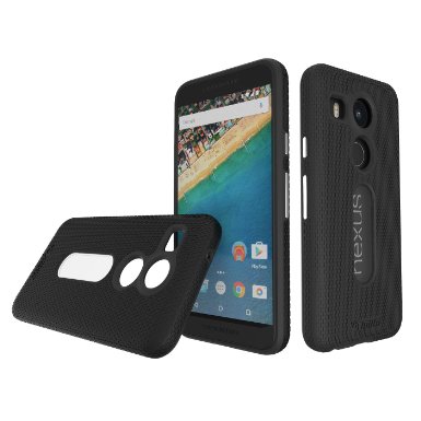 LG Nexus 5X case, Google nexus 5x, Toiko® [X-Guard] [Black]. A sturdy, beautiful protective case made of two layers perfect fit for LG NEXUS 5x, LG H790,h791 Google 2015 mobile phone case (TK114151).
