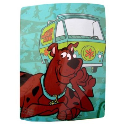 Scooby Doo Twin Blanket 60" X 80" Raschel Plush Throw