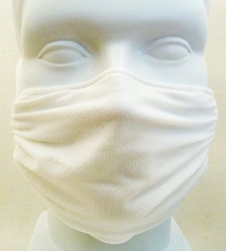 Breathe Healthy Honeycomb White Face Mask - Dust/Allergy Mask, Flu mask with Germ Killing Antimicrobial