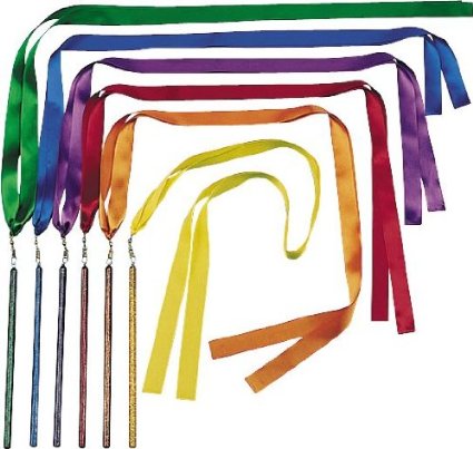 US Games Color My Class Ribbon Wand Set