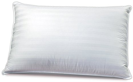 Down Alternative Pillow, Plush and Comfortable, Hypoallergenic, 100% Cotton Fabric, Queen Size