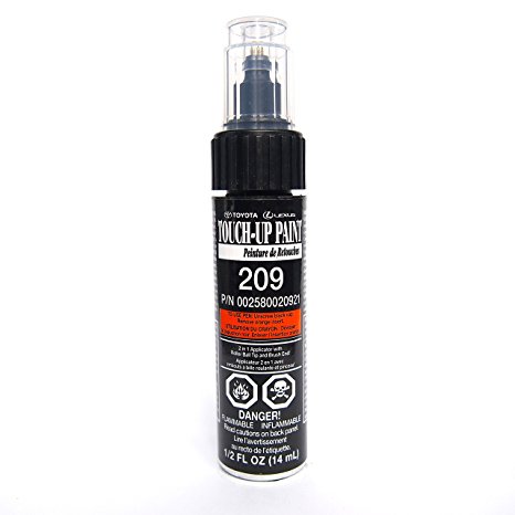 Genuine Toyota 00258-00209-21 Black Mica Touch-Up Paint Pen (.44 fl oz, 13 ml)