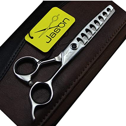 Professional 5.75 inch 8 Teeth Fishbone Hair Thinning Scissors/Chunker Shear Salon Hairdressing Tools for Barber