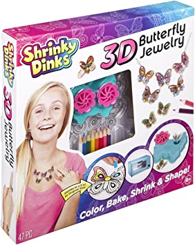 Shrinky Dinks 3D Butterfly Jewelry Kit