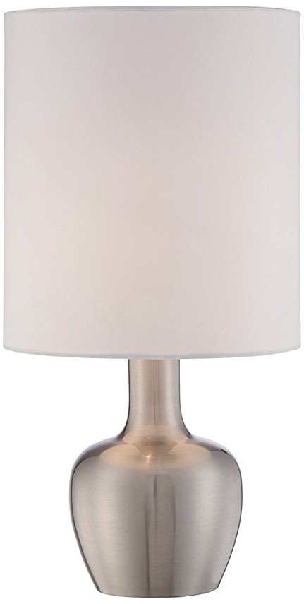 Betsy Brushed Steel 15 1/4" High Modern Touch Table Lamp