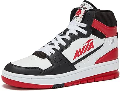 Avia 821 High Top Sneakers for Men, Indoor or Outdoor Mens Basketball Shoes, Size 7 to 16 Retro High Top Shoes Men or Women