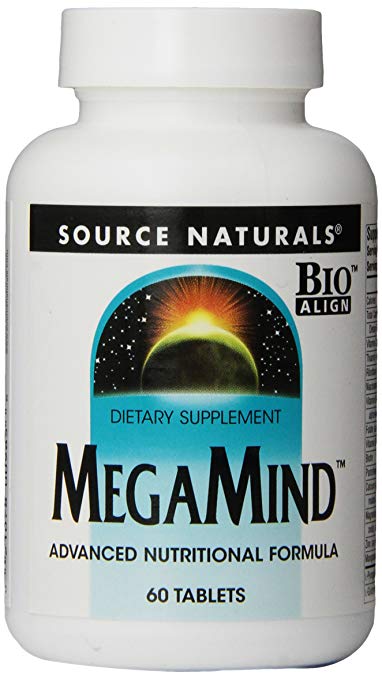 Source Naturals MegaMind, Advanced Neuroceutical Formula, 60 Tablets