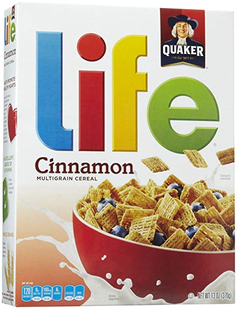 Quaker Cinnamon Life Cereal, 13 Ounce