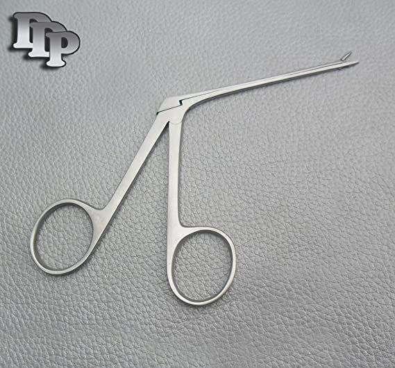DDP 3.5" Stainless Steel Angled Micro Alligator FORCEP