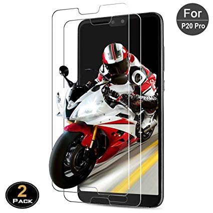 ONSON Huawei P20 Pro Screen Protector, Huawei P20 Pro Tempered Glass 3D Screen Protector, 9H Hardness,Bubble Free, Anti-Fingerprint HD Screen Protector Film（2 Pack）