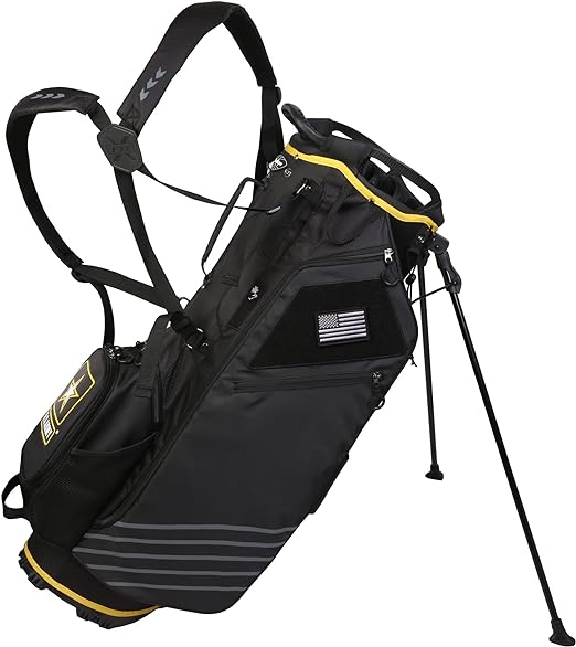 US Army by MacGregor Golf Deluxe 14-Way Stand Bag, Black