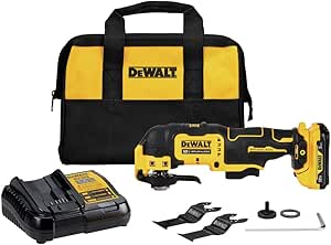 DEWALT 12V MAX XTREME Oscillating Tool Kit, Brushless Cordless, lightweight, Universal adapter (DCS353G1)