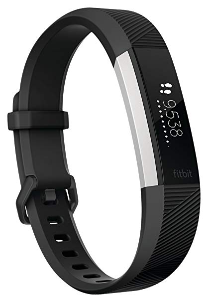 Fitbit Alta HR, Black, Large (International Version)