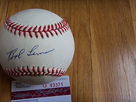 BOB LEMON Signed AL Baseball -JSA Authenticated #G93371or #G93372