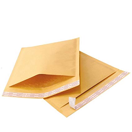 YensPackage 50 pcs 4 X 8 Kraft Bubble Padded Envelopes Mailers 50KF#000