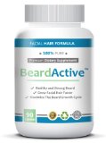 Beard Active - Enhances Beard Growth - Bestselling Facial Hair Supplement - 100  Natural