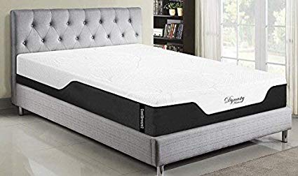 DynastyMattress New CoolBreeze3 12-Inch Gel Memory Foam Mattress Made in The USA (King USA Made)