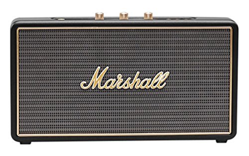 Marshall Stockwell Portable Bluetooth Speaker, Black (Certified Refurbished)