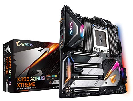 GIGABYTE X399 AORUS Xtreme (AMD Ryzen Thread Ripper TR4/E-ATX /3X M.2/WiFi/Front USB 3.1 Type C/Dual Intel LAN/Motherboard)