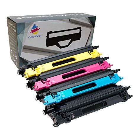 Triple Best Remanufactured Toner Cartridge Replacement for Brother TN115 TN-115 TN115BK TN115C TN115M TN115Y TN-115BK TN-115C TN-115M TN-115Y (Black; Cyan; Magenta; Yellow) (4 Pack)