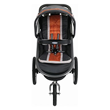 Graco Fastaction Fold Jogger Click Connect Stroller, Tangerine