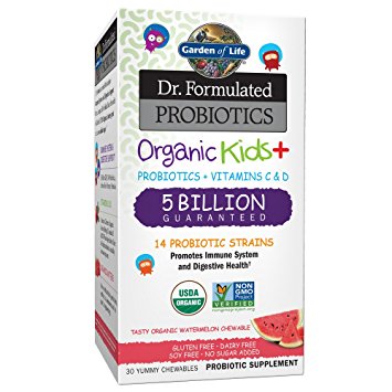 Garden of Life - Dr. Formulated Probiotics Organic Kids  Watermelon - 30 Capsules