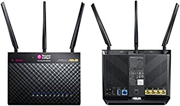 T-Mobile T-Mobile (AC-1900) By ASUS Wireless-AC1900 Dual-Band Gigabit Router, AiProtection with Trend Micro for Complete Network Security (Certified Refurbished)