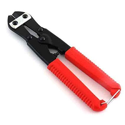 MCC MC-0020 8" Midget Cutter (also known as ''mini cutter'' ''mini bolt cutter" "wire cutter") Cutting Capacity	3/16 (medium strength) spring loaded easy one hand scissor-like function.Superior performance & durability