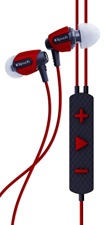 Klipsch Image S4i Rugged - Red All Weather In-Ear Headphones For iPhone iPad iPod