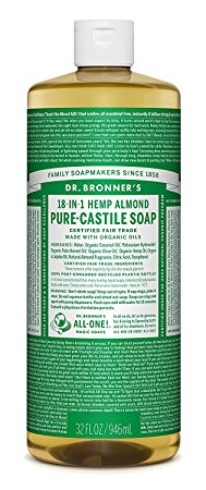 Dr. Bronner's Pure-Castile Liquid Soap - Almond 32oz.