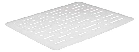 Rubbermaid 1G1606WHT Large Sink Mat 15.9"x12.8"x.36"  - White