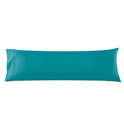 Nestl Bedding Body Pillow Case - Double Brushed Microfiber Hypoallergenic Pillow Covers - 1800 Series Premium Bed Pillow Cases, 20"x54" - Teal