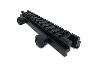 Monstrum Tactical Low Profile Picatinny Riser Mount (0.5" H x 5.7" L), for Scopes and Optics