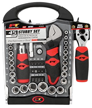 Performance Tool W39000 45 Piece Stubby Set