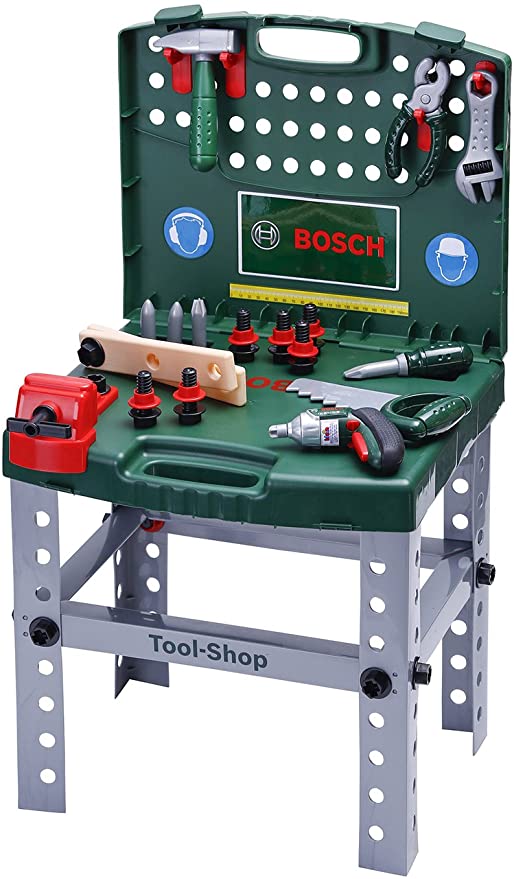 Bosch Toy Tool Shop with Cordless Screwdriver