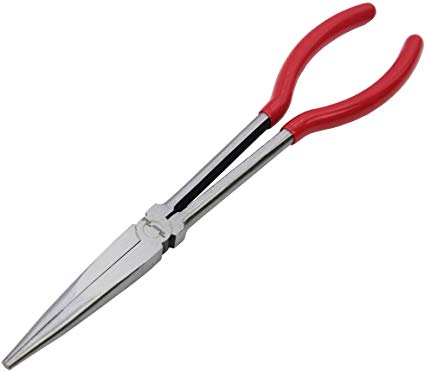 Whizzotech Long Reach Extra Long Needle Nose Pliers Straight 11 inch