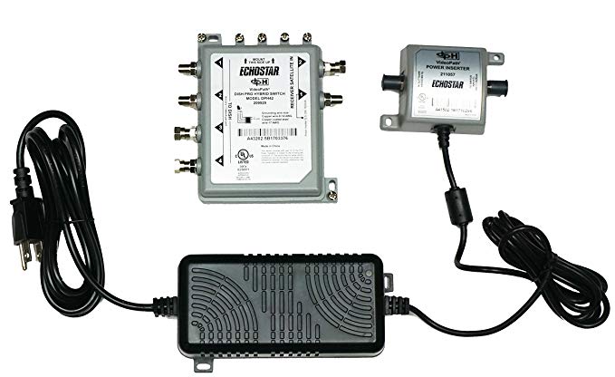 DISH Pro Hybrid 42 Switch With Power Inserter (DPH42)