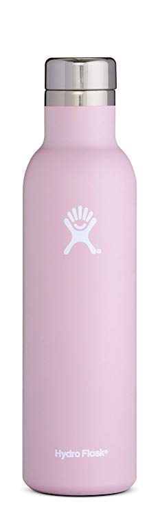 Hydro Flask 25 oz Wine Bottle - Stainless Steel & Vacuum Insulated - Leak Proof Cap - Lilac