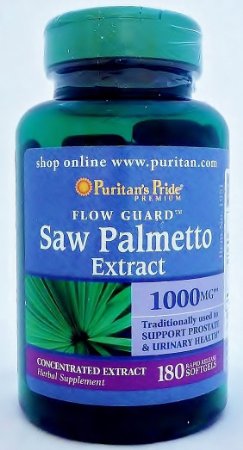 Puritans Pride Saw Palmetto 1000 mg-180 Softgels