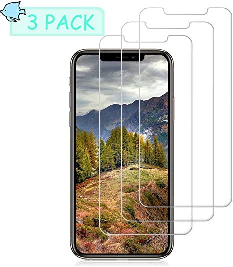 Eastoan Tempered Glass Screen Protectors Compatible with iPhone Xs Max iPhone 11 Pro Max [No Bubbles] [9H Hardness] for iPhone Xs Max iPhone 11 Pro Max Screen Protectors [6.5 Inch][3Pack]
