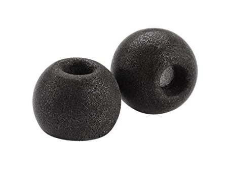 Comply Premium Replacement Foam Earphone Earbud Tips - Comfort Plus Tsx-500 (Black, 3 Pair, Large)