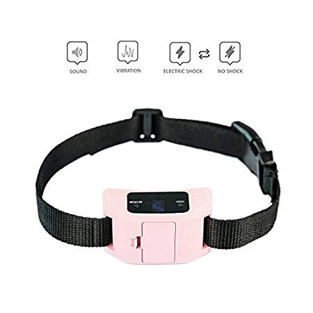 Hecmoks Anti Bark Collar for Small, Medium, Large Dogs - Dog Bark Shock Collar Device to Stop,Control Barking w/Humane 2018 Newest Automatic ULTRASONIC TECH for 5-15 lbs Breeds