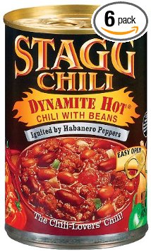 Stagg Dynamite Chili with Beans, 15-Ounce (Pack of 6)