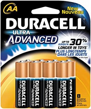 Ultra Power Alkaline Batteries with Duralock Power Preserve Technology, AAA,8/Pk