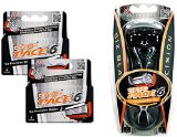 Dorco Pace 6- Six Blade Razor Blade System - Value Pack 10 Pack  1 Handle